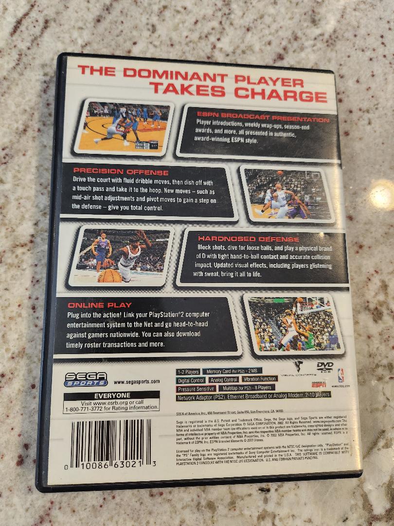NBA 2K3 PS2