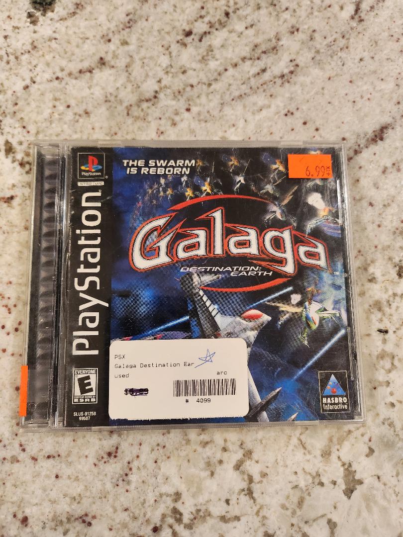 Galaga Destination Earth PS1