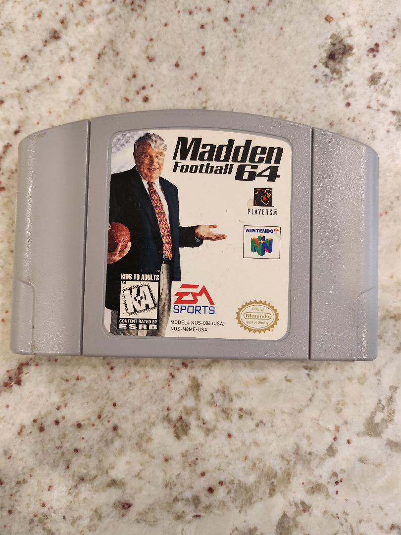 Madden Football 64 N64 Game