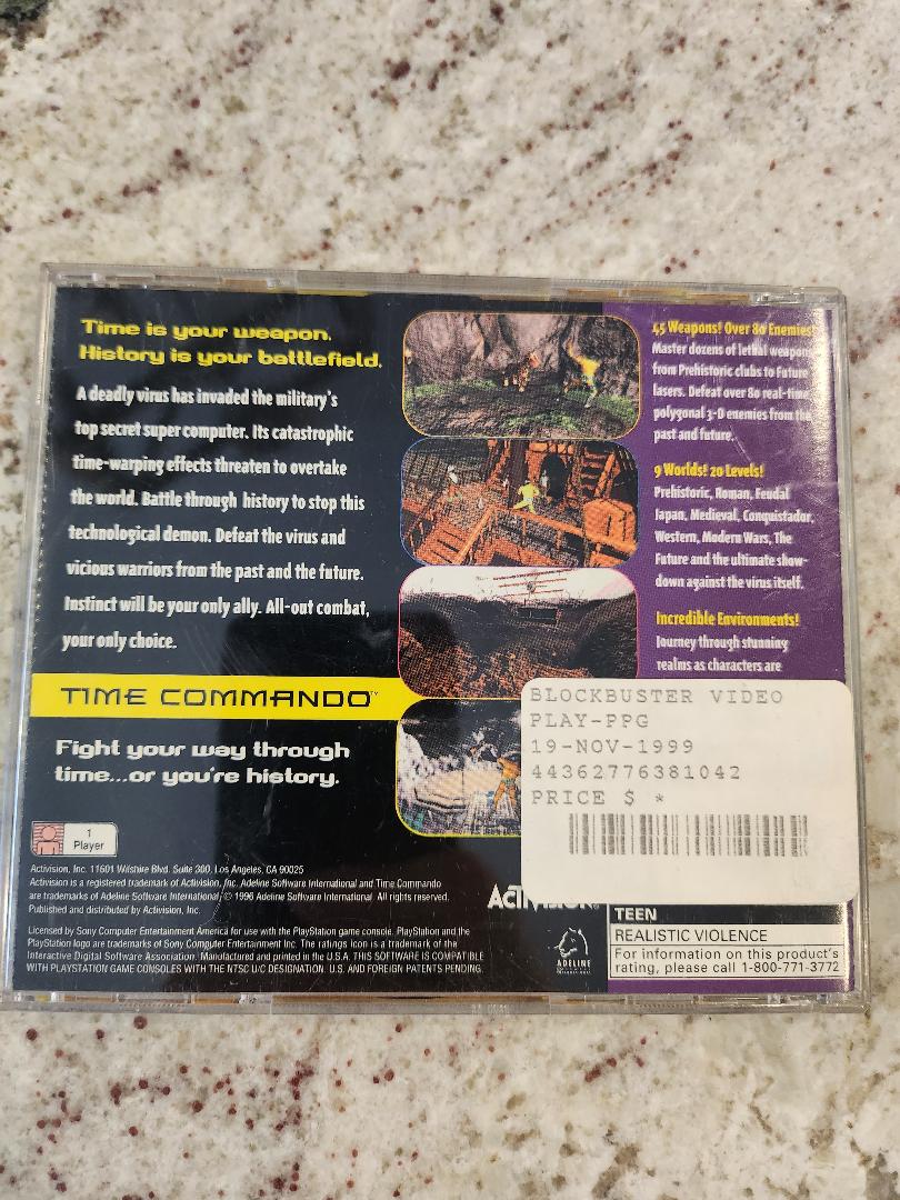 Commando du temps PS1