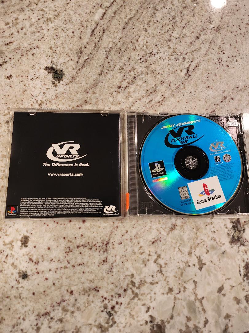 VR Football '98 PS1 de Jimmy Johnson