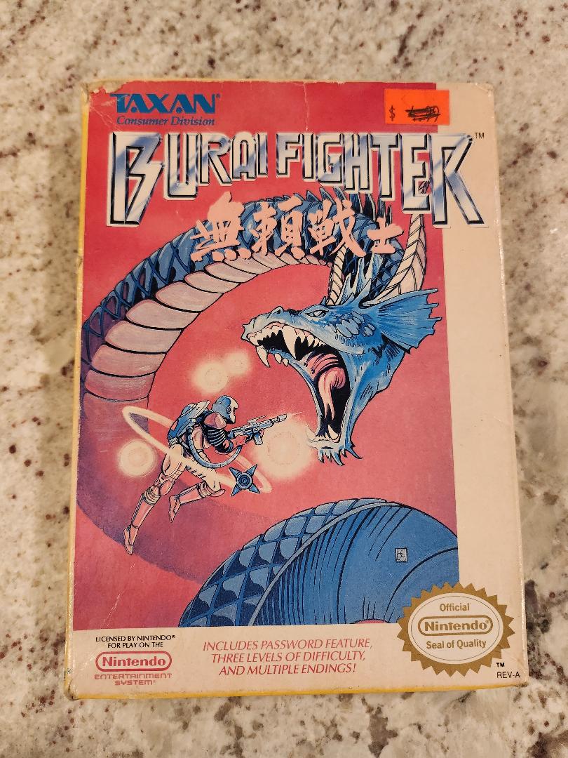 Juego y caja Burai Fighter Nintendo NES