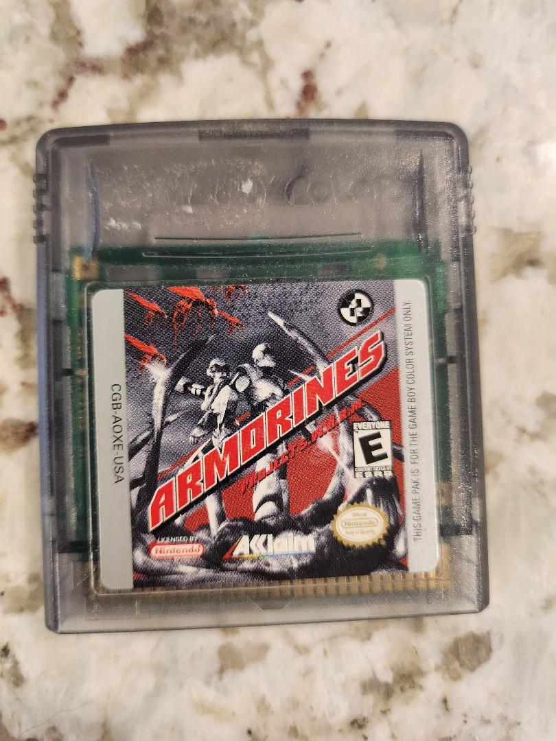 Armorines Project Swarm GBC Gameboy Color