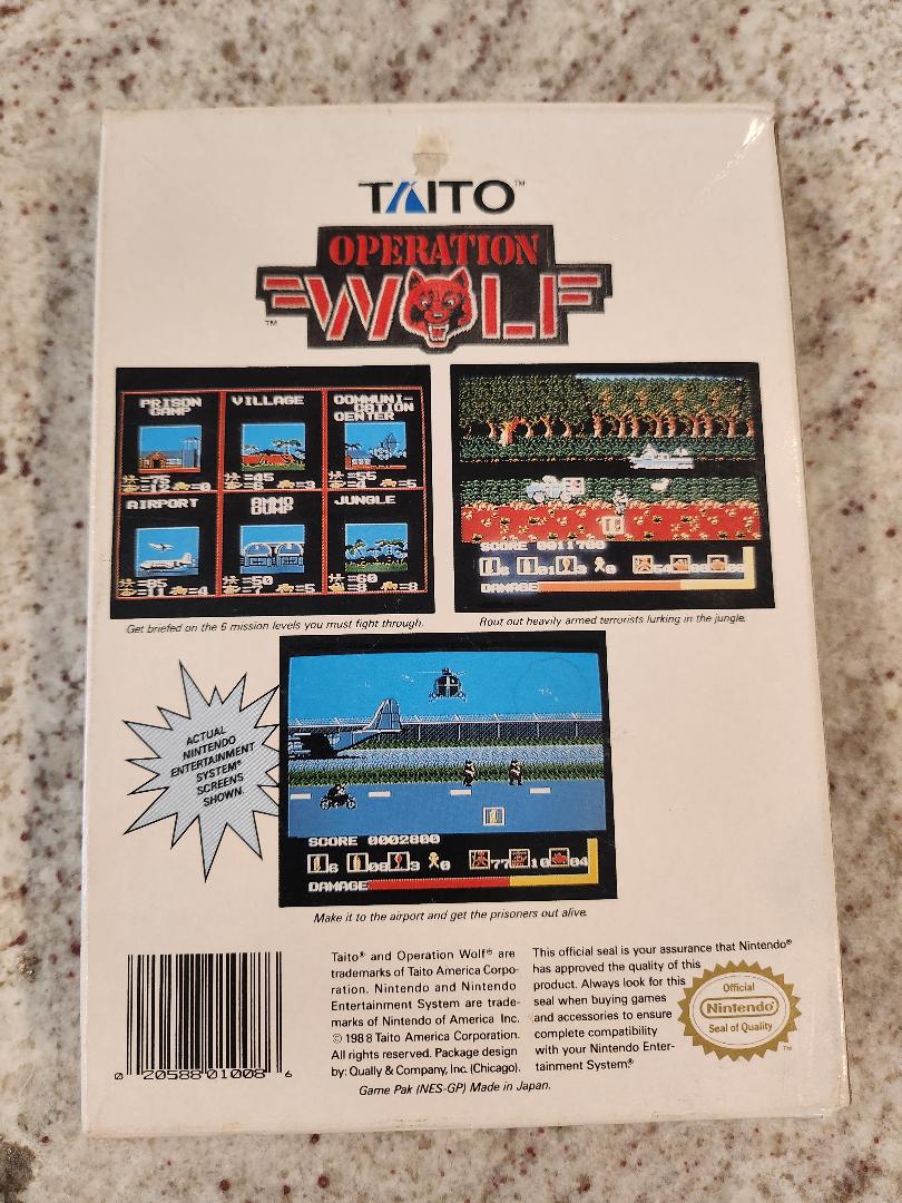 Operación Lobo Nintendo NES