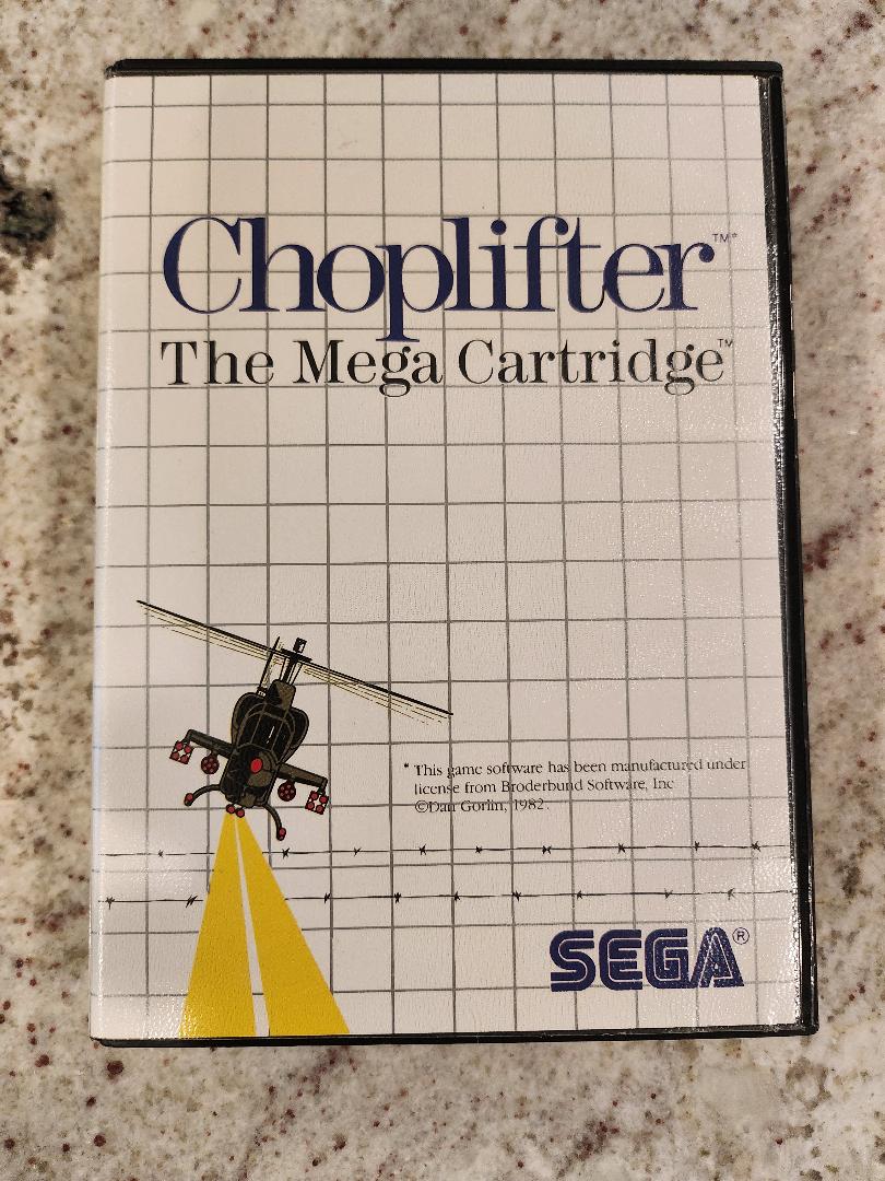 Choplifter Sega Master CIB
