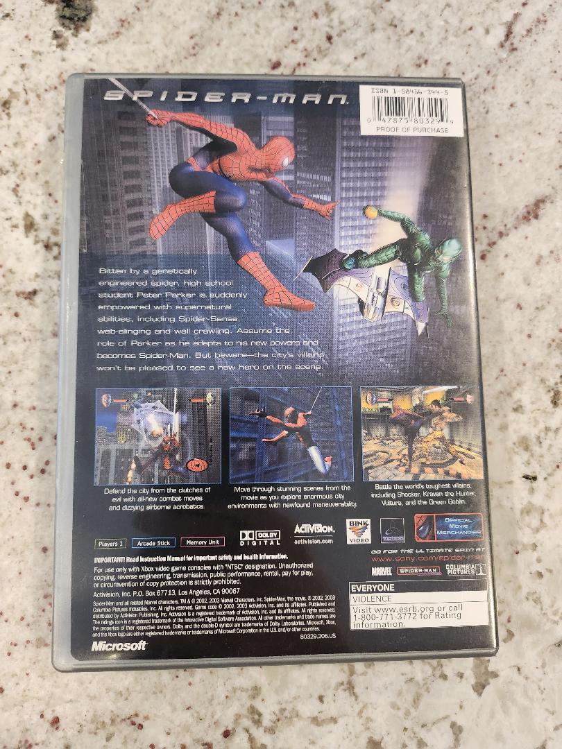 Spider Man Xbox Original