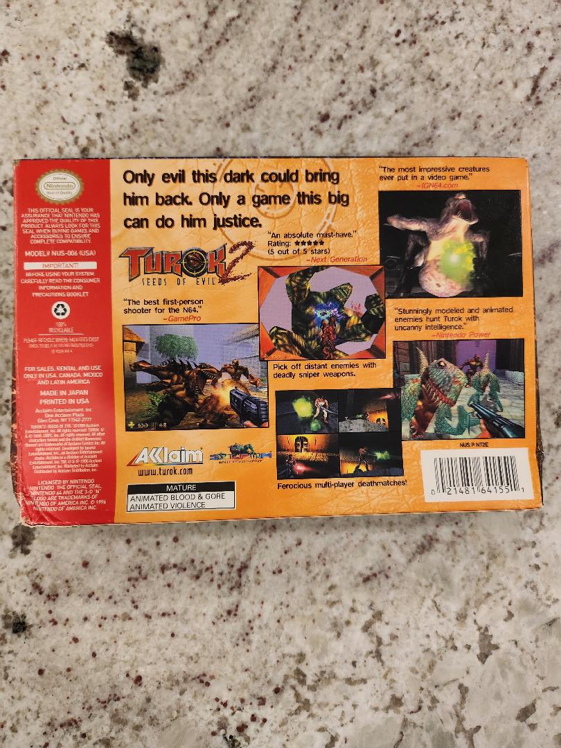 Turok 2: Seeds of Evil N64