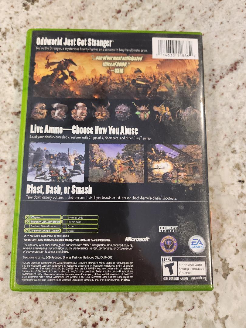 Oddworld: Stranger's Wrath Xbox Original