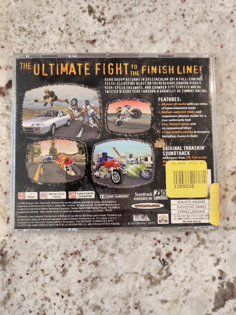Road Rash 3D PS1