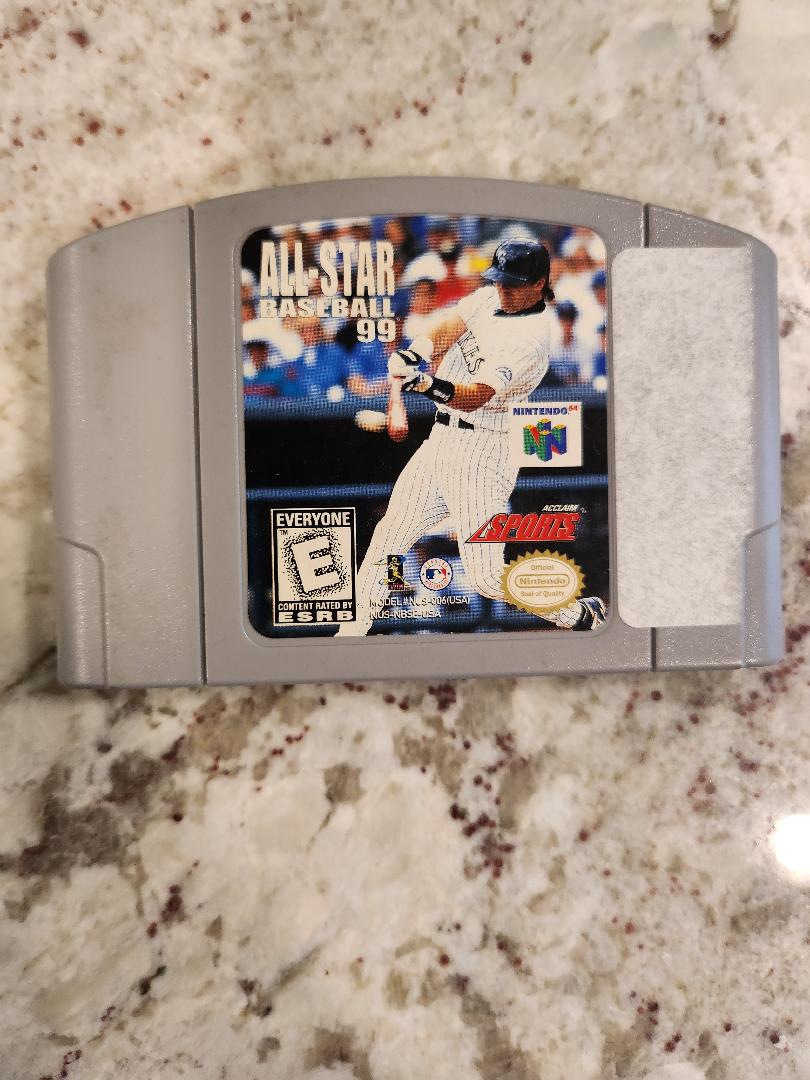 All Stare Baseball '99 N64 Game