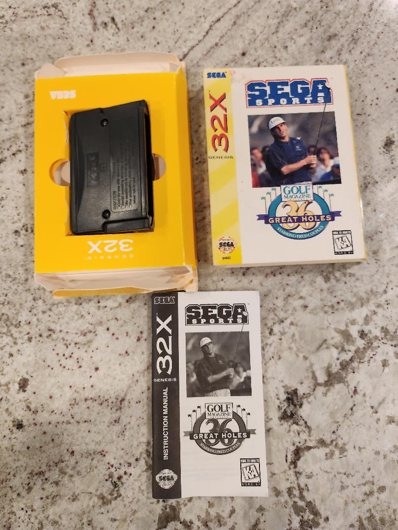 La revista GOLF presenta 36 Great Holes Starring Fred Couples Sega Genesis 32X CIB