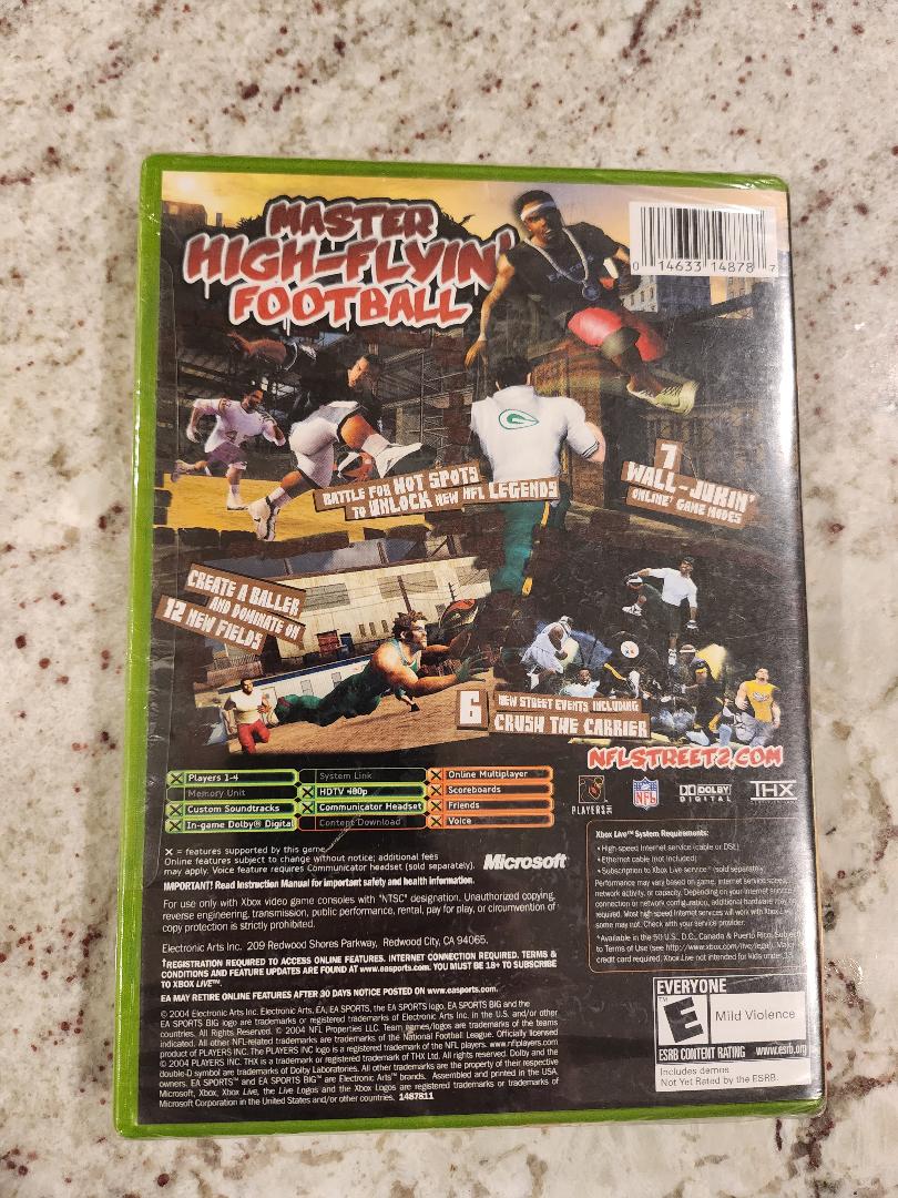 NFL Street 2 XBOX NUEVO SELLADO
