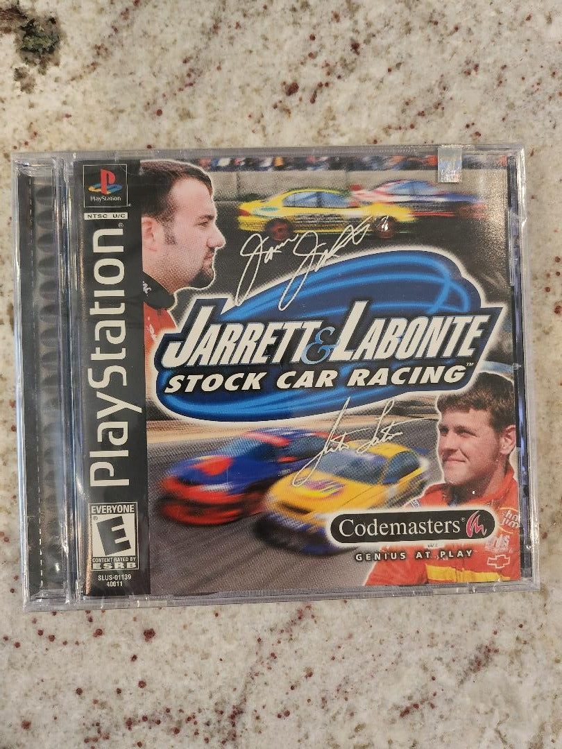 Jarret & Labonte Stock Car Racing PS1 Scellé NOUVEAU