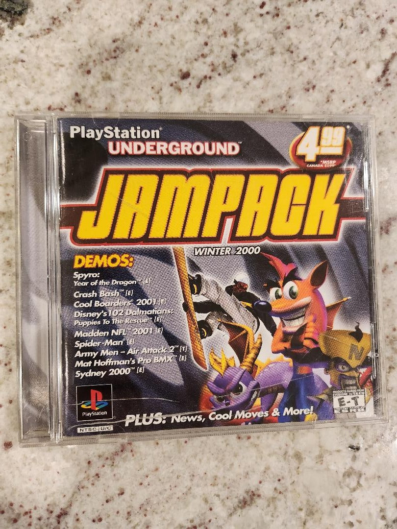 Underground Jampack Hiver 2000 PS1