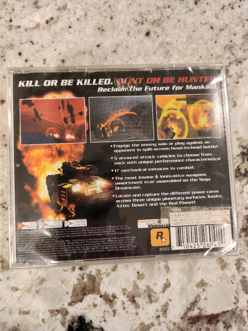 Wild Metal Sega Dreamcast Sealed NEW
