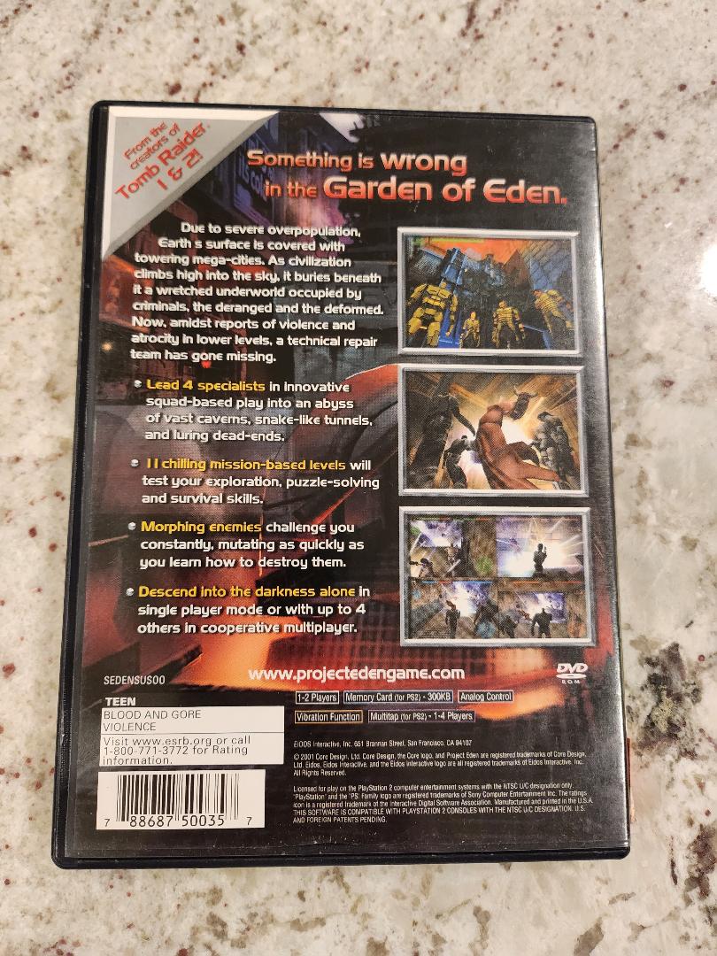 Project Eden PS2