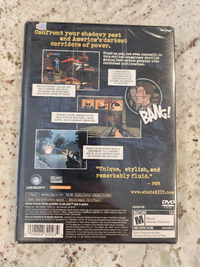 Treize XIII PS2 Scellé NOUVEAU