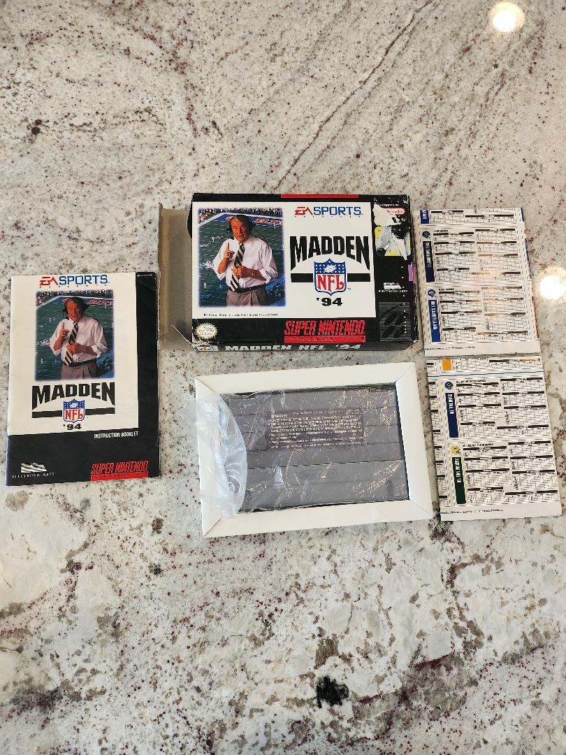 Madden '94 SNES CIB