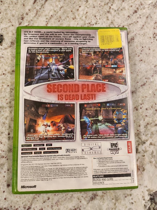 Championnat irréel Xbox Original