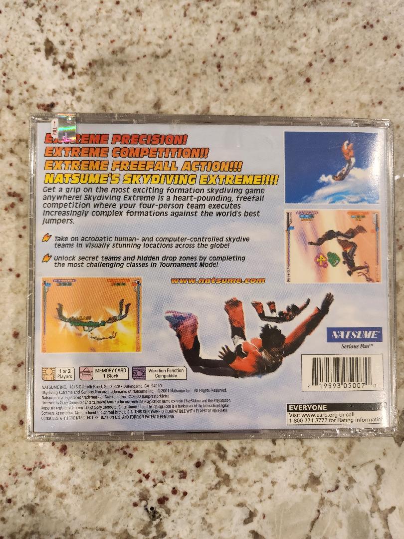 Parachutisme extrême PS1 scellé NOUVEAU