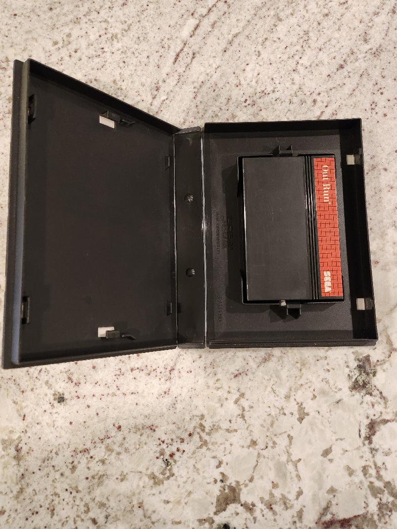 Out Run Sega Master Cart. and Box Only