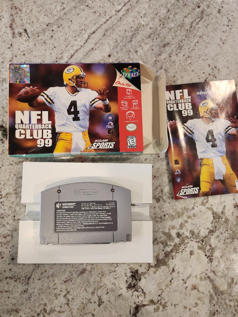 NFL Quarterback Club 99 N64 CIB