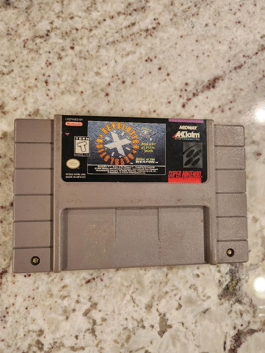Revolution X Music est l'arme avec Aerosmith SNES