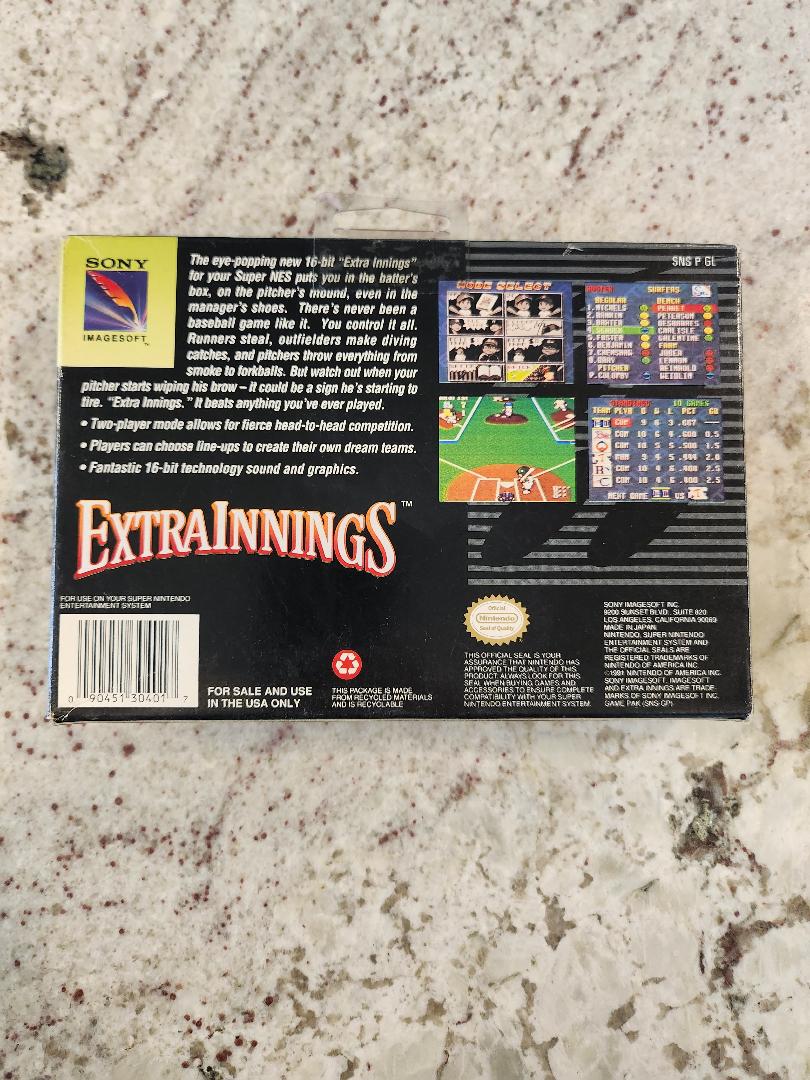 EXTRA INNINGS SNES