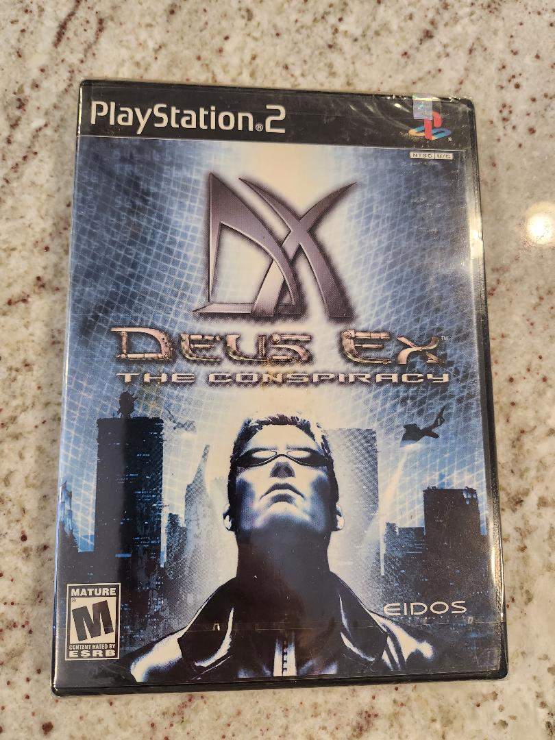 DEUS EX The Conspiracy PS2 Scellé NOUVEAU