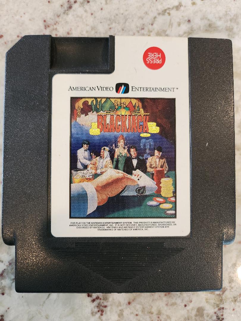 Blackjack Nintendo NES American Video Entretenimiento