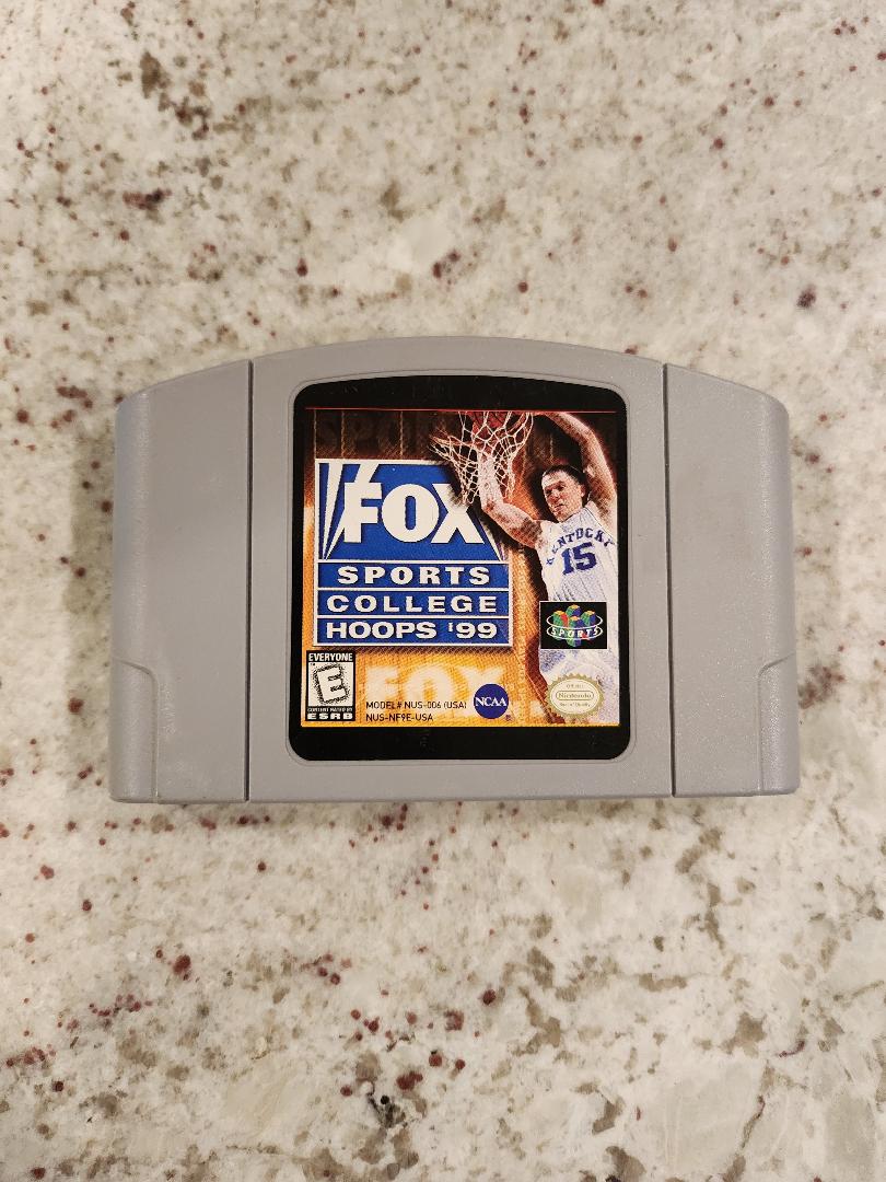 Fox Sports College Hoops '99 N64 Game