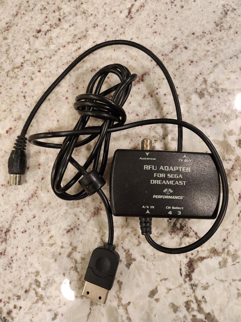 RFU Adapter Performance Brand for Sega Dreamcast Used
