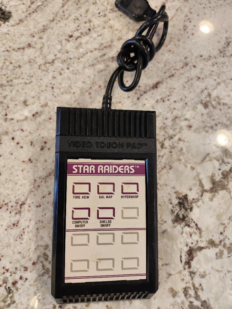 Atari 2600 - Pavé tactile vidéo avec contrôleur superposé