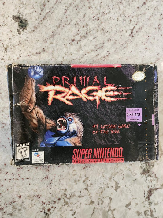 Rage primordiale SNES