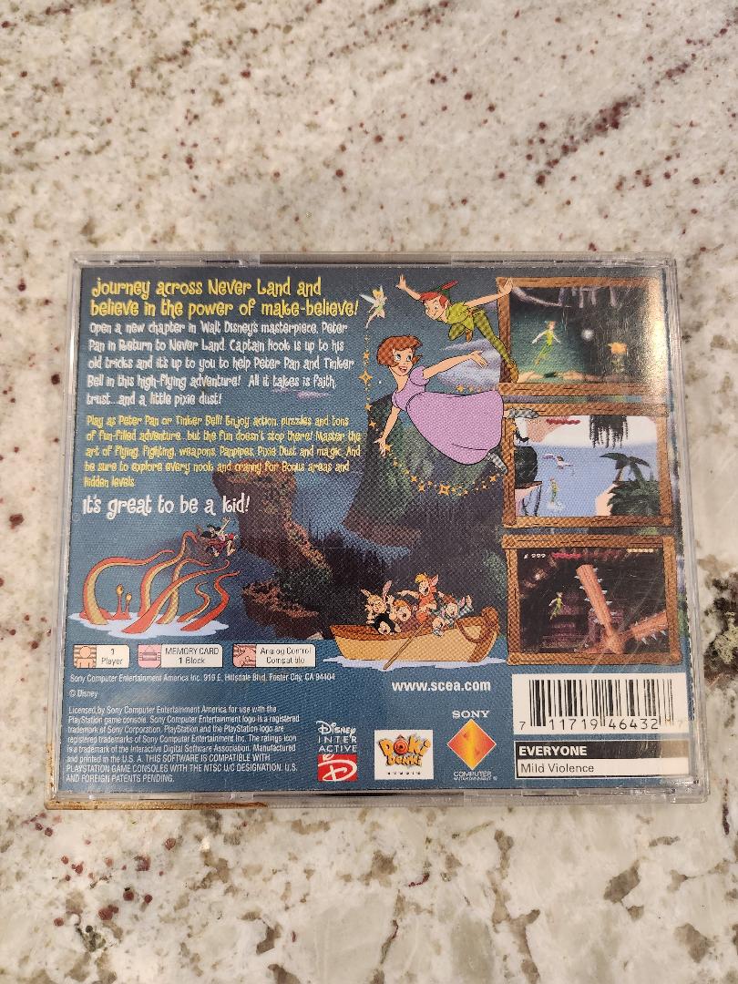 Peter Pan de Disney dans Return to Never Land PS1