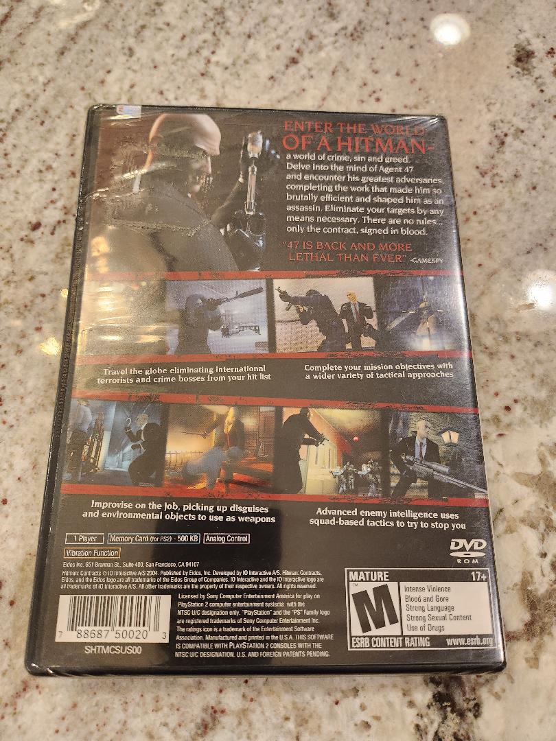 Hitman PS2 Neuf Scellé