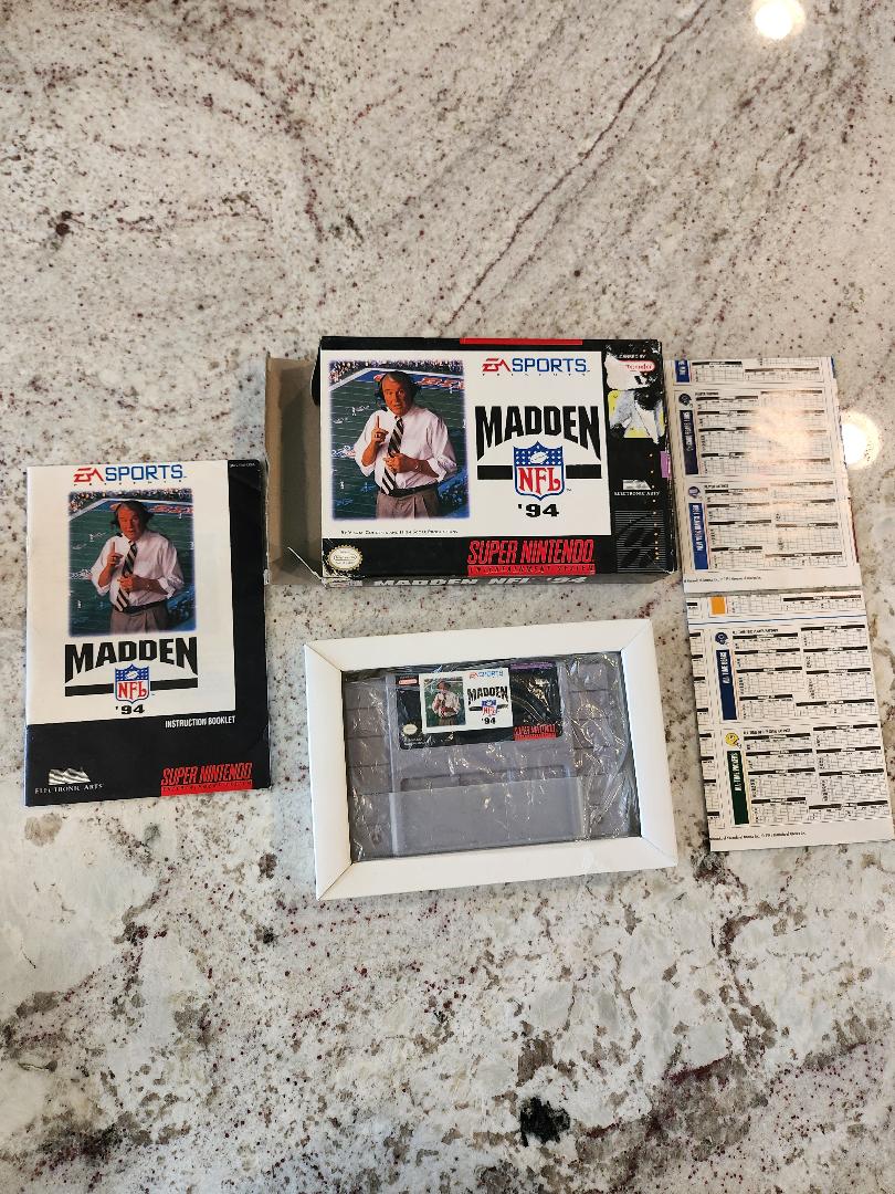 Madden '94 SNES CIB