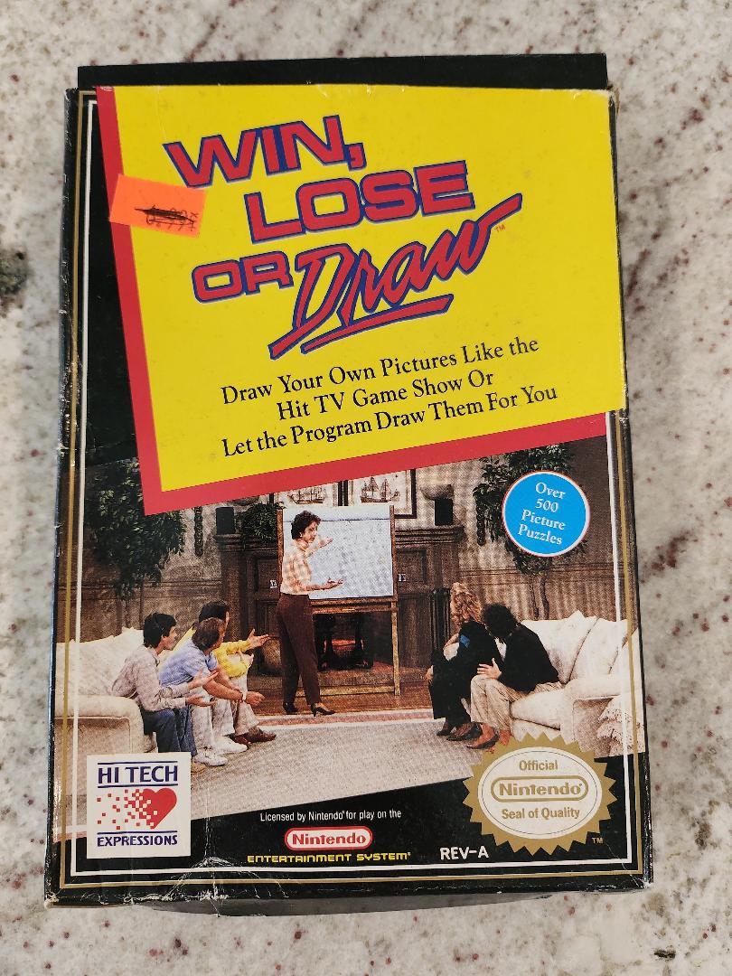 Ganar Pierde Dibujar Nintendo NES CIB