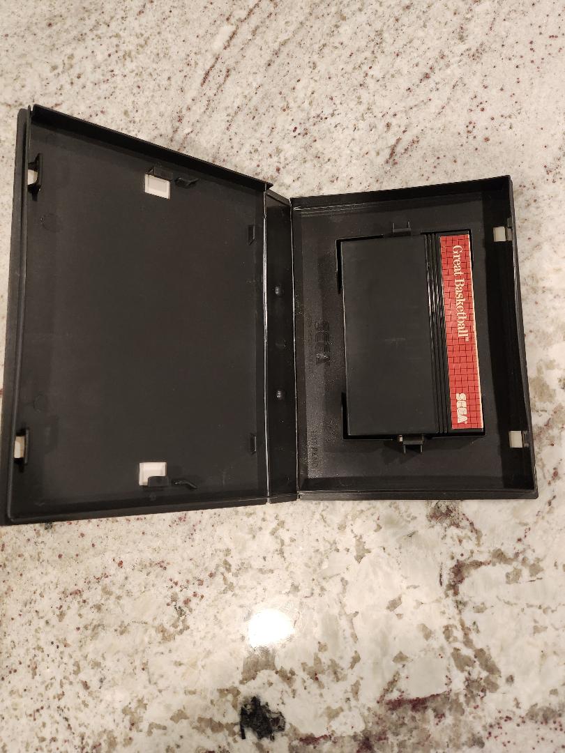 Great Basketball Sega Master Cart. and Box Only