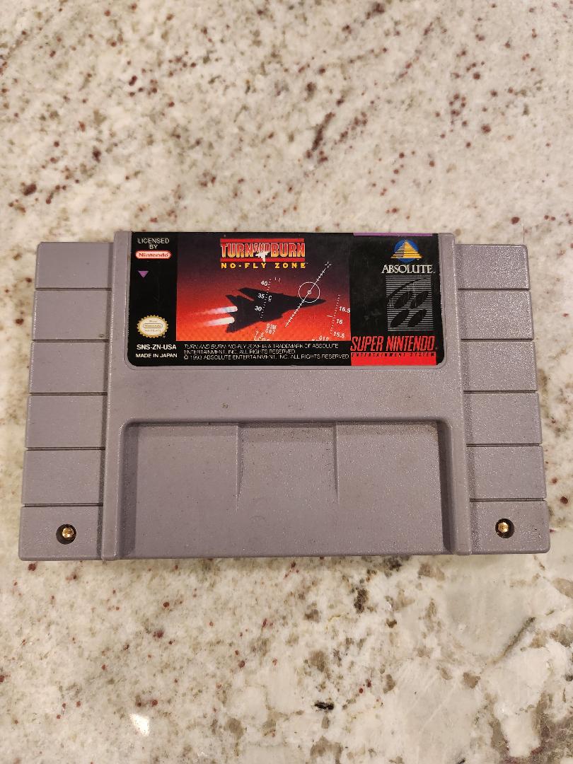 Turn And Burn No Fly Zone SNES