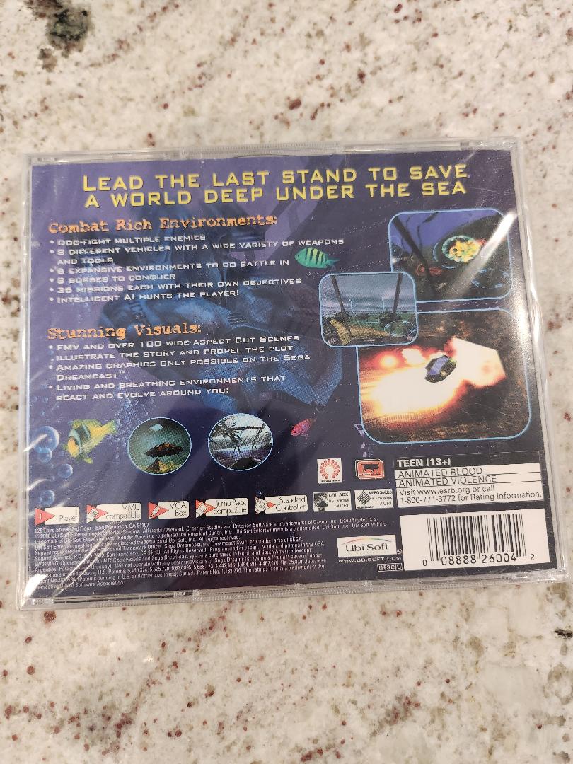 Deep Fighter Sega Dreamcast Sealed NEW