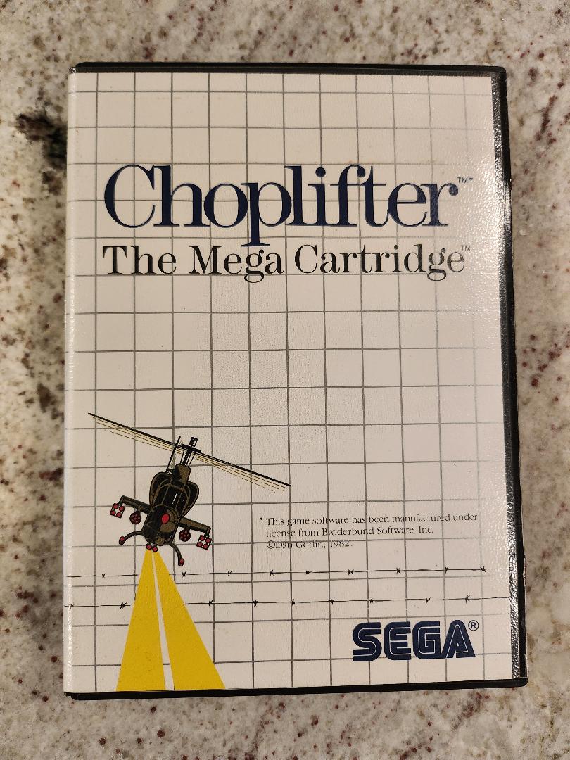 Choplifter Sega Master CIB