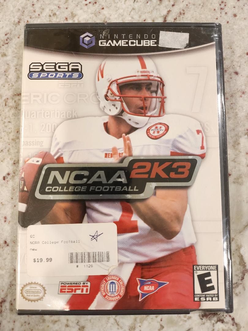 NCAA College Football 2K3 Nintendo GameCube scellé NOUVEAU