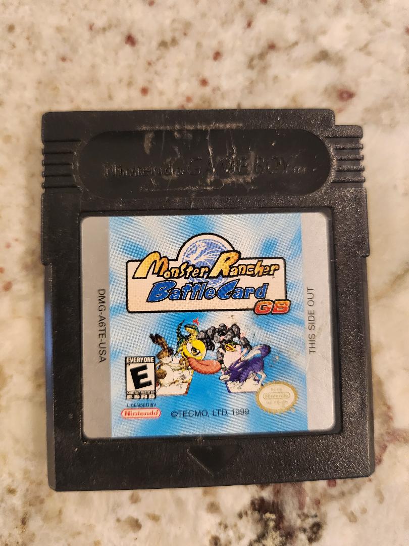 Tarjeta de batalla de Monster Rancher GBC