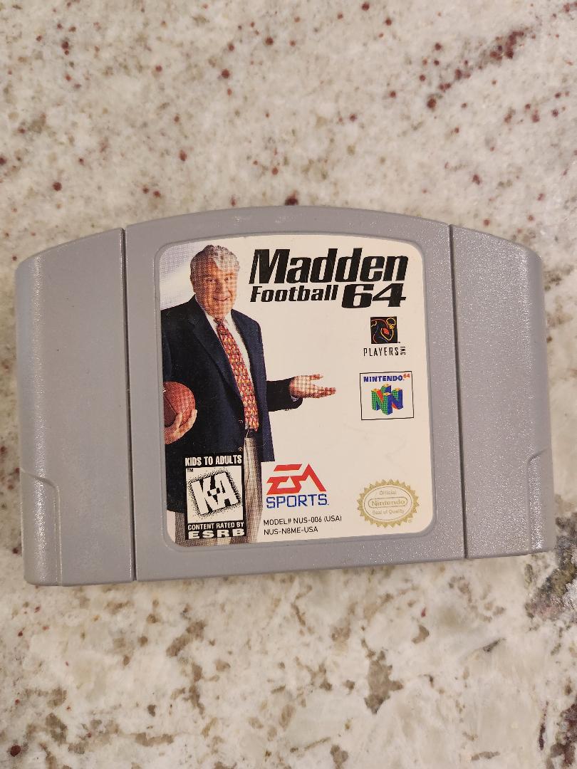 MADDEN Football 64 N64 Game