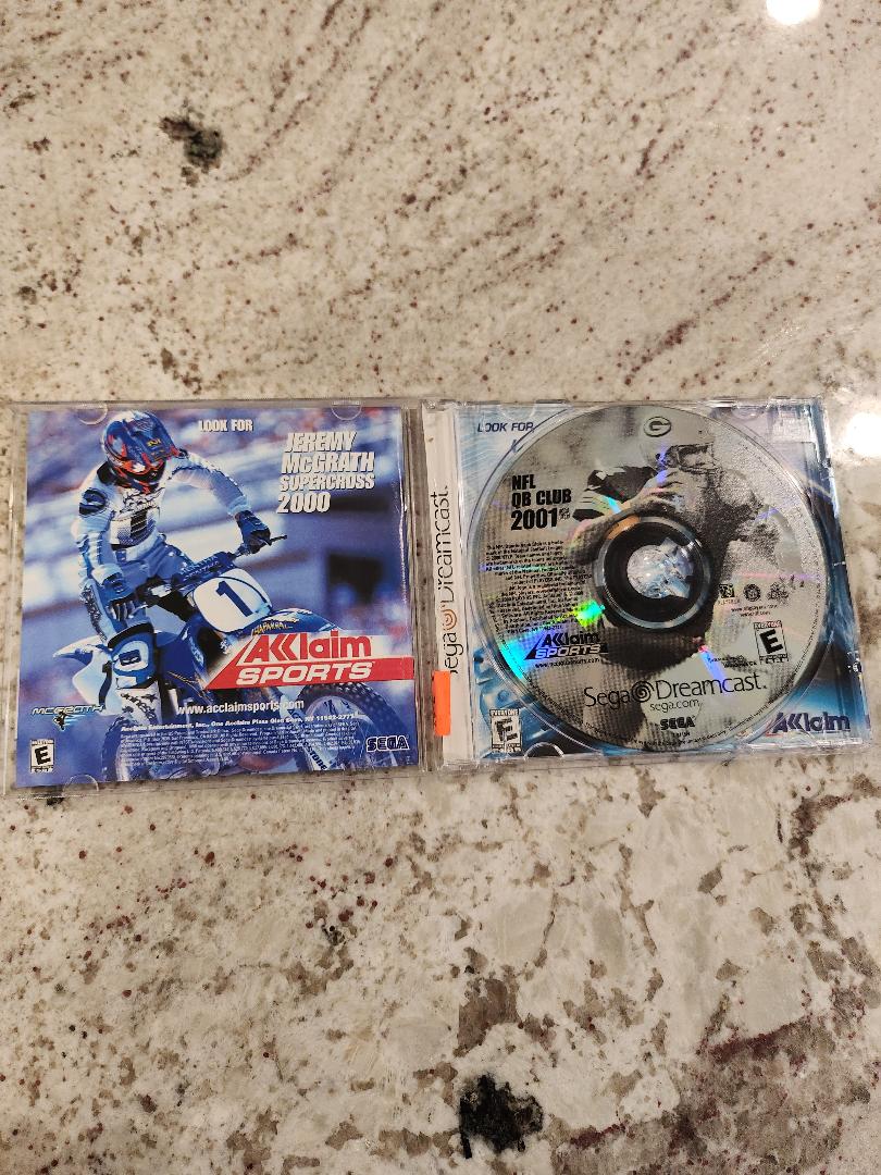 NFL QB CLUB 2001 Sega Dreamcast