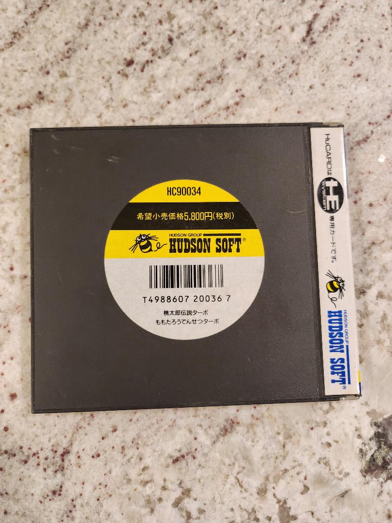 Momotarou Dentetsu turbo PC Engine PCE HuCard Importación de Japón