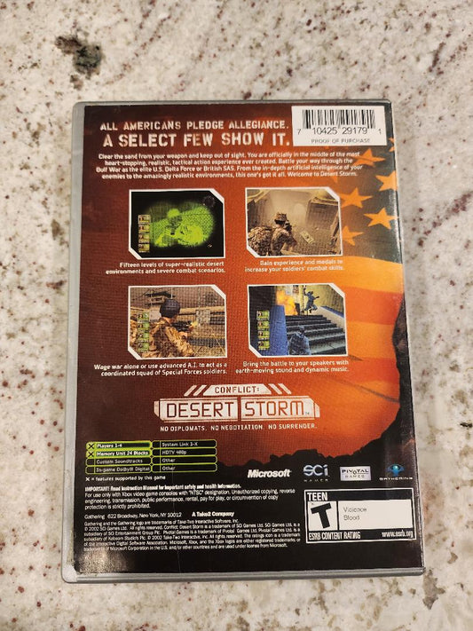Conflit : Tempête du désert Xbox Original