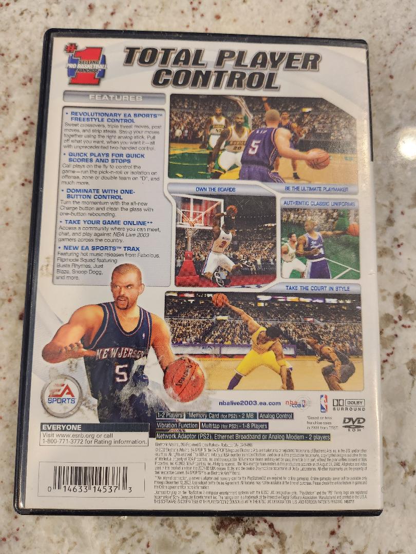 NBA Live 2003 PS2