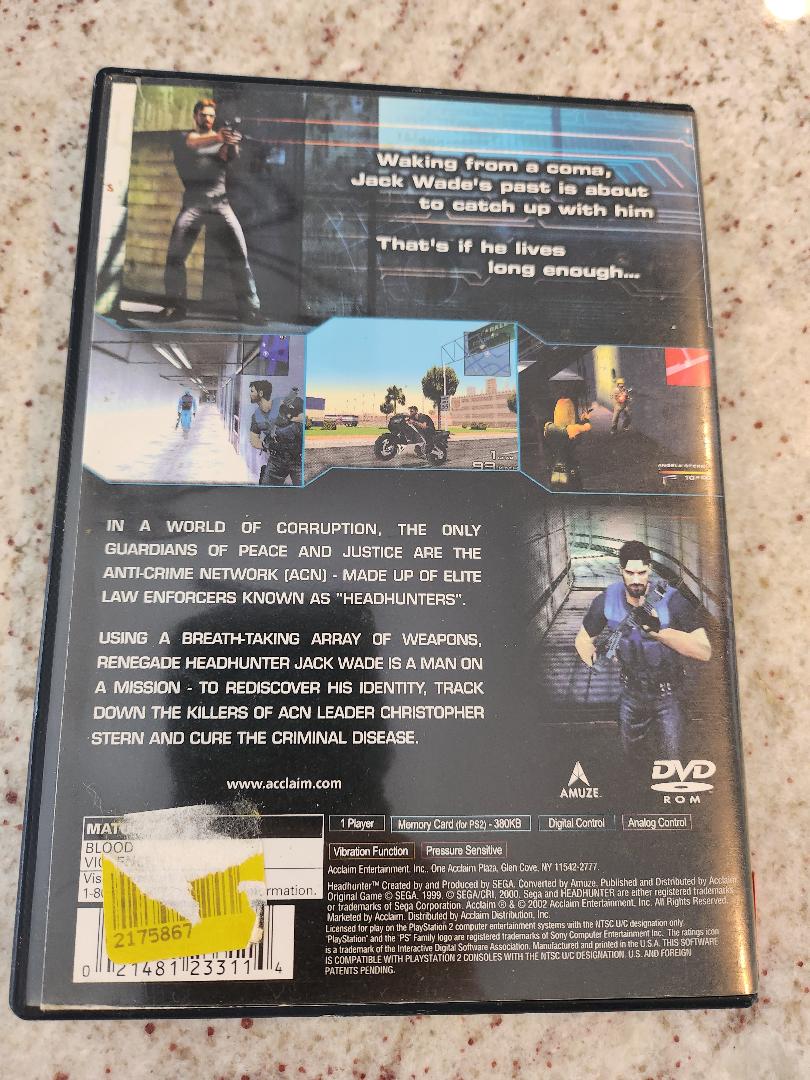 Chasseur de tête PS2
